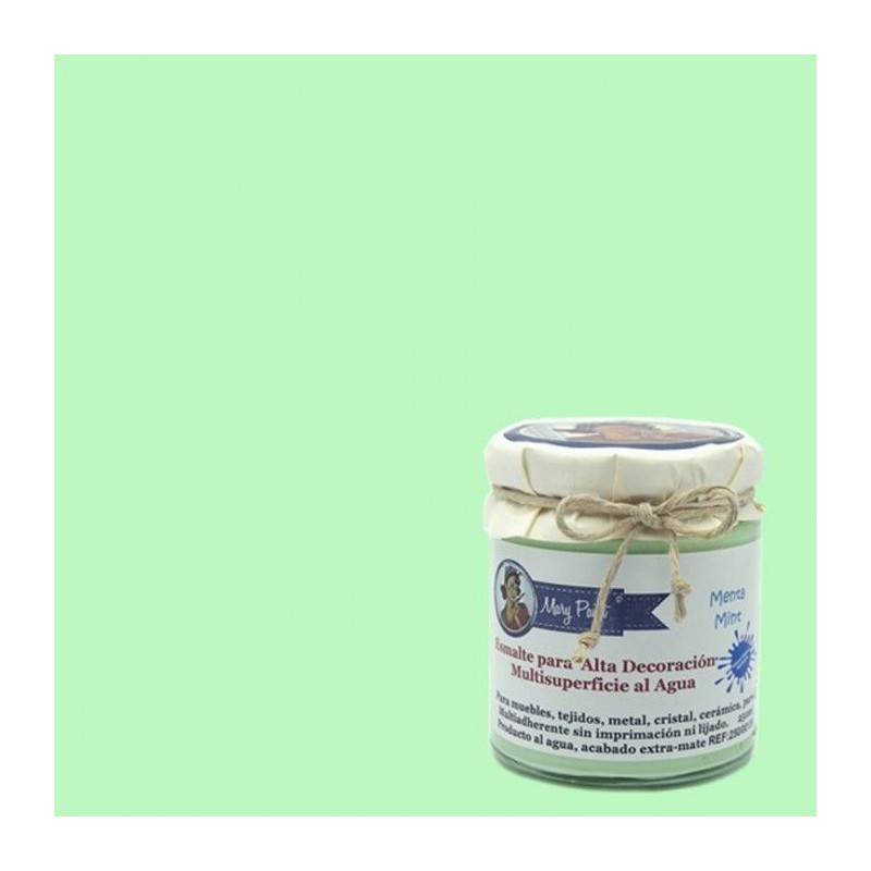 Verde Mint. Esmalte multisuperficie. Mary Paint | L'aura Bella