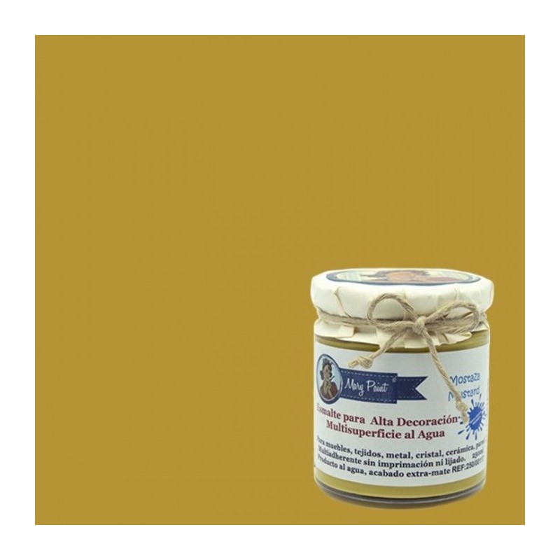 Mostaza. Esmalte multisuperficie. Mary Paint | L'aura Bella