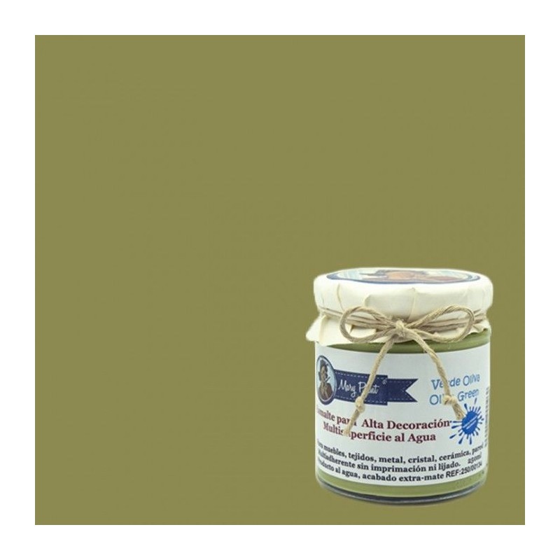 Verde Oliva. Esmalte multisuperficie. Mary Paint | L'aura Bella