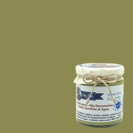 Verde Oliva. Esmalte multisuperficie. Mary Paint | L'aura Bella