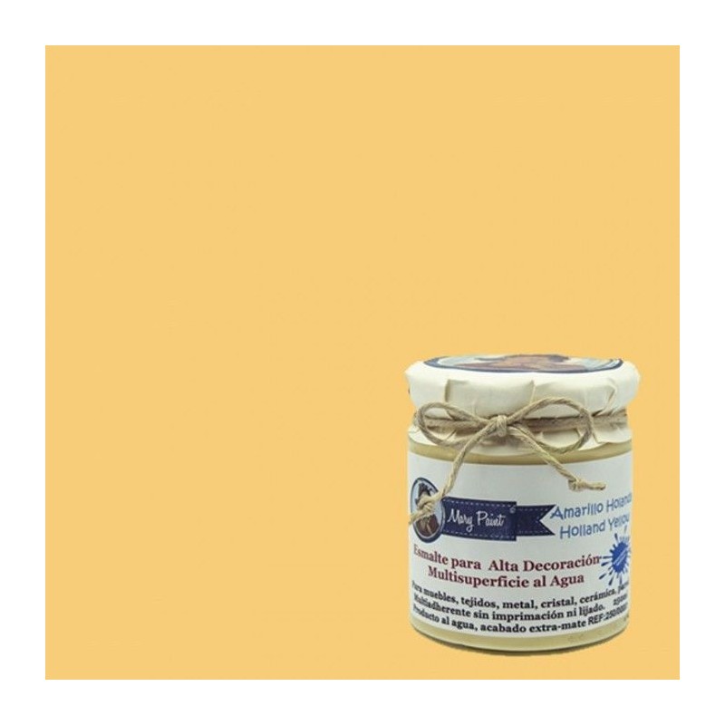 Amarillo Holanda. Esmalte multisuperficie. Mary Paint | L'aura Bella