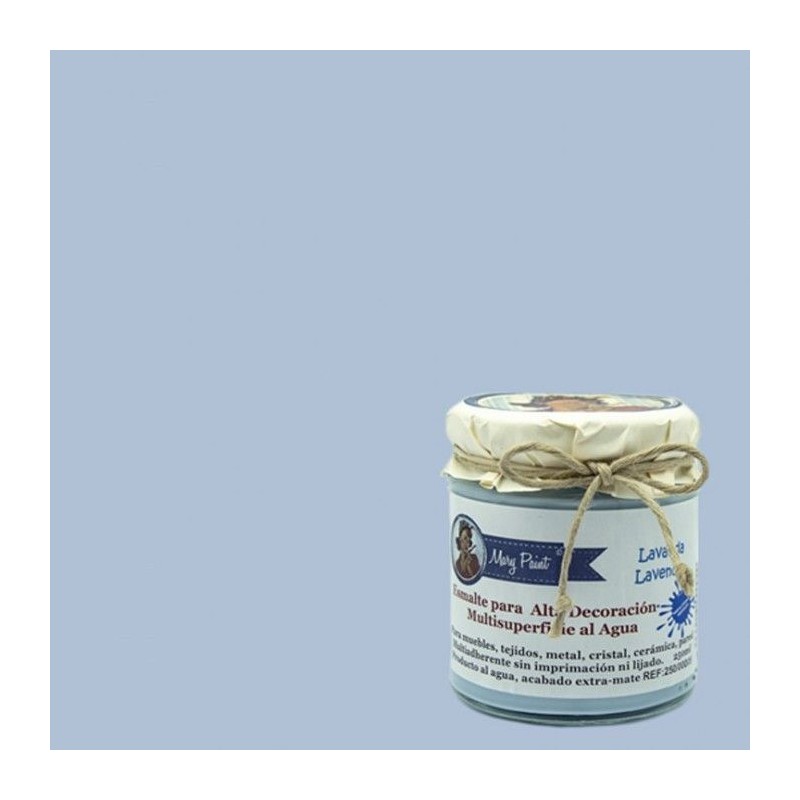 Azul Lavanda.. Esmalte multisuperficie. Mary Paint | L'aura Bella