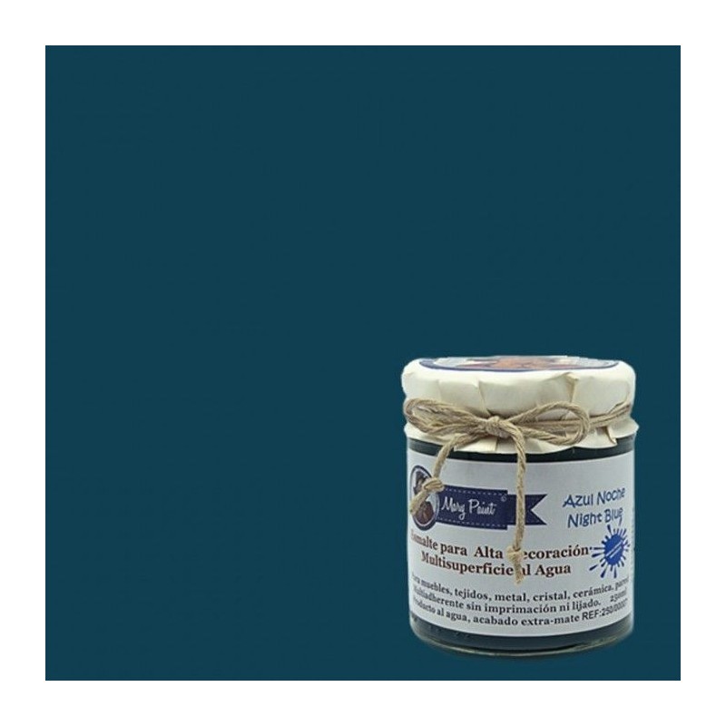 Azul Noche. Esmalte multisuperficie. Mary Paint | L'aura Bella