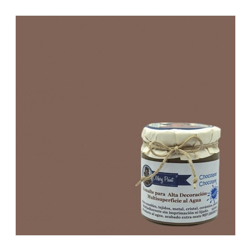 Chocolate. Esmalte multisuperficie. Mary Paint | L'aura Bella
