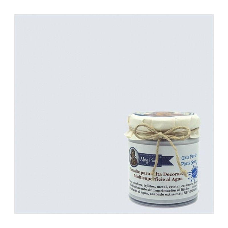 Gris París. Esmalte multisuperficie. Mary Paint | L'aura Bella