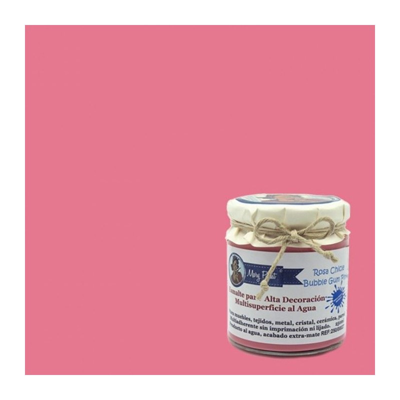 Rosa Chicle. Esmalte multisuperficie. Mary Paint | L'aura Bella