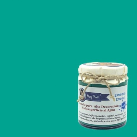 Verde Esmeralda. Esmalte Multisuperficie. Mary Paint | L'aura Bella
