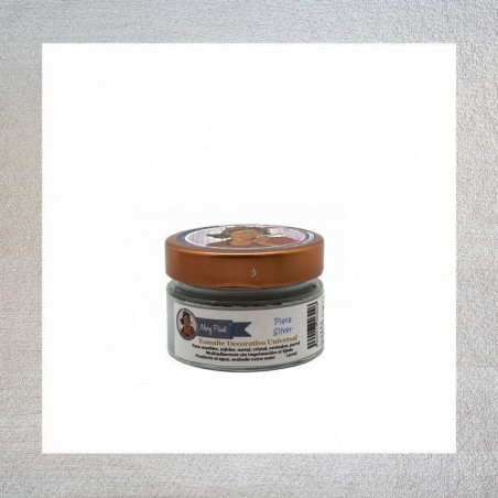 Plata Metalizado. Esmalte multisuperficie. Mary Paint | L'aura Bella