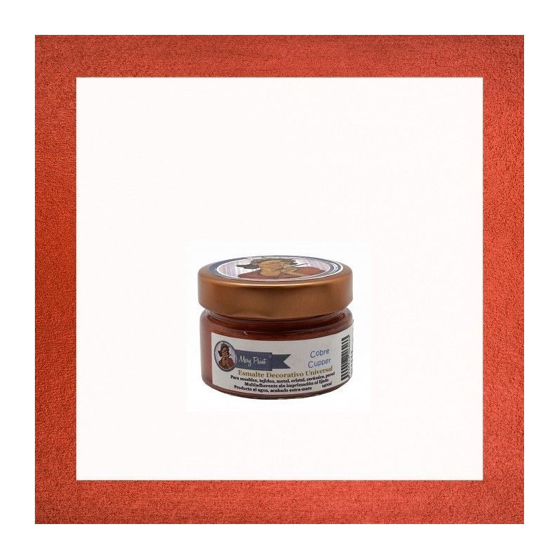 Cobre metalizado. Esmalte multisuperficie. Mary Paint | L'aura Bella
