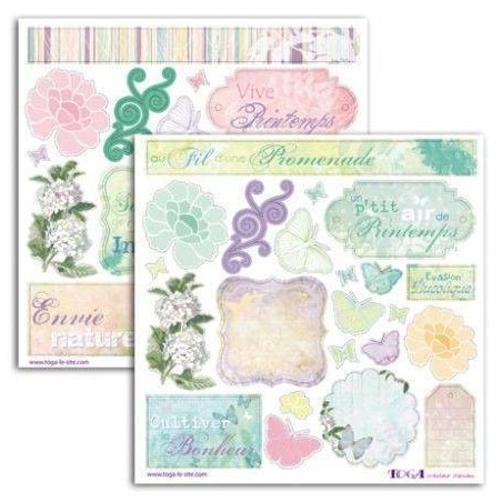 Pegatinas promenade bucolique. Toga. Decoraciones, Pegatinas