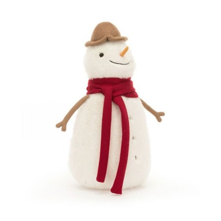 Jesse Snowman. Jesse, el muñeco de nieve. SWM3J. Peluche Jellycat.