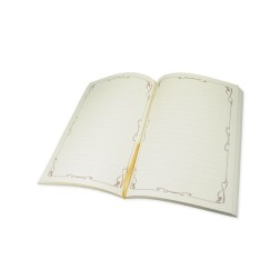 Libro Diario 24x17cm. Marfil Encuadernación | L'aura Bella