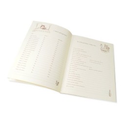 Libro del neonato 24x17cm. Marfil Encuadernación | L'aura Bella