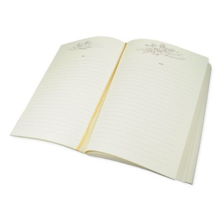 Libro de sueños. 24x17cm. Marfil. Cuerpo encuadernación artesanal. En Italiano