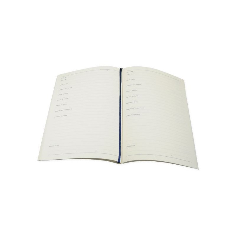 Libro de lecturas en italiano. 21x14.5cm. Marfil | L'aura Bella