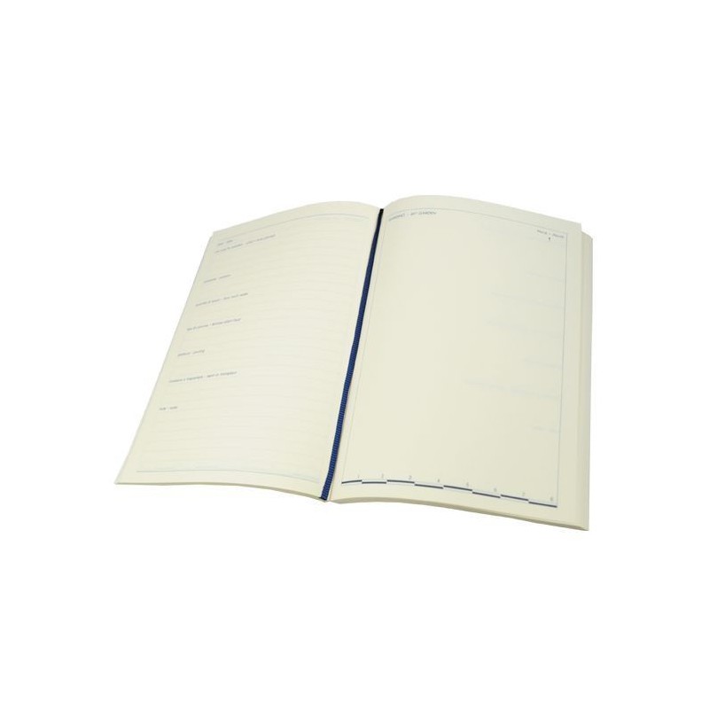 Libro del jardín en italiano e inglés. 21x14.5cm Marfil | L'aura Bella