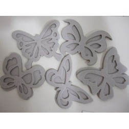 Die cut: Cinco mariposas. . Decoraciones, Precortados