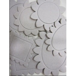 Die cut: marcos y soles. . Decoraciones, Precortados