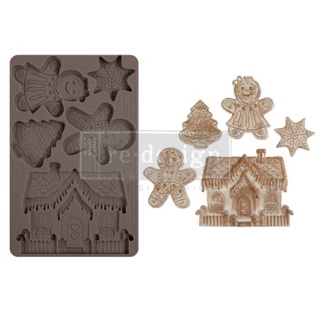 Festive Gingerbread Treats REDESIGN DECOR MOULDS® 670351| L'aura Bella