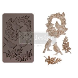 Cardinal Cheer REDESIGN DECOR MOULDS® 671624 | L'aura Bella