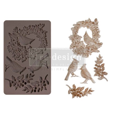 Cardinal Cheer REDESIGN DECOR MOULDS® 671624 | L'aura Bella
