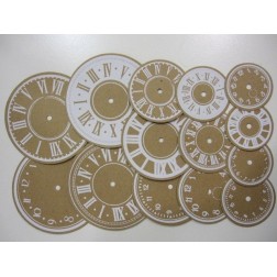 Relojes. 14 esferas diferentes.. . Decoraciones, Precortados