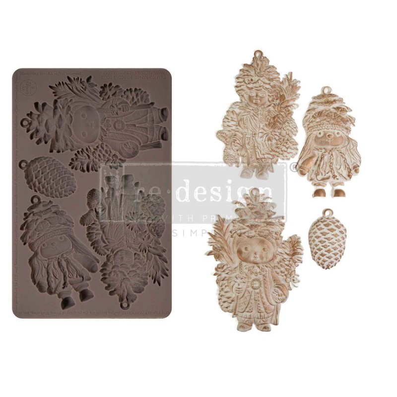 Molde Pinecone Dolls. REDESIGN DECOR MOULDS® 672478 | L'aura Bella
