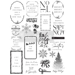 Here Comes Santa DECOR CLEAR STAMP REDESIGN 673826 | L'aura Bella