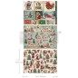 Santaland Sparkle. A3 Decoupage Fiber Paper Redesign. Pack de 3 modelos. 671464