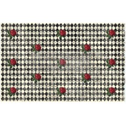 Queen's Court of Roses. Decoupage Tissue Paper Redesign | L'aura Bella