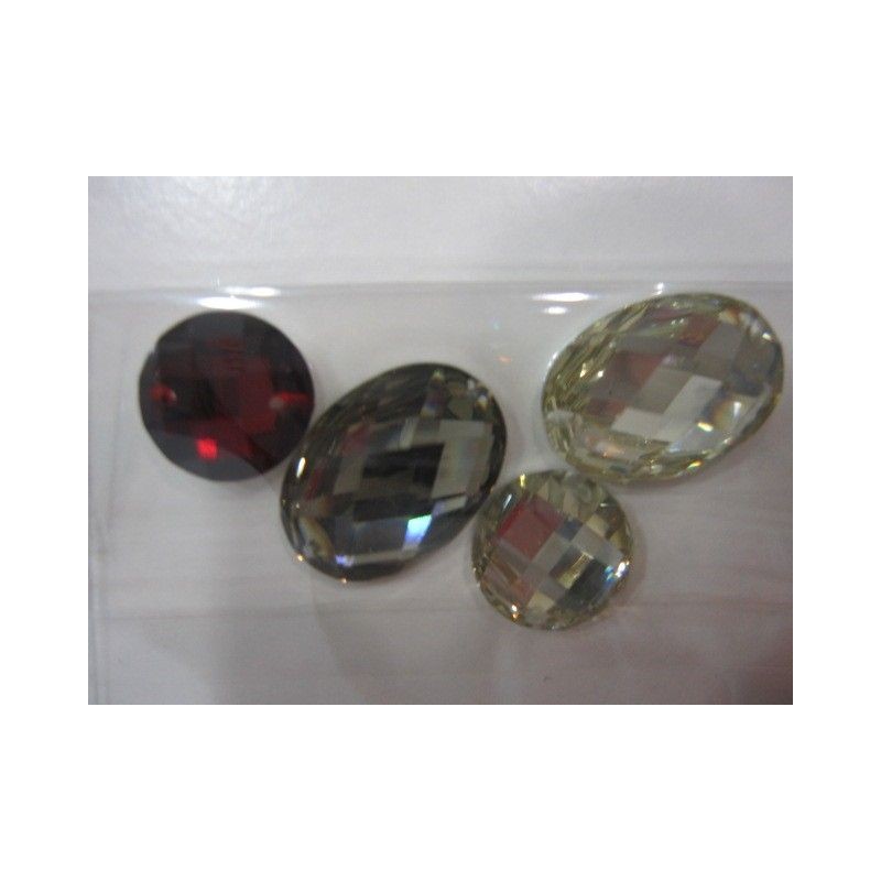 Pack de 4 piedras preciosas de imitación para decorar | L'aura Bella