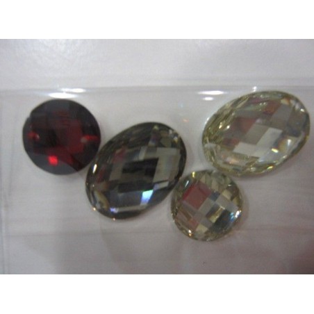 Pack de 4 piedras preciosas de imitación para decorar