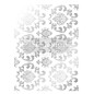 Silver House of Damask, plata. KACHA Decor Foil Transfers® REDESIGN. 674892