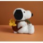 Snoopy con Woodstock en una mochila. Peluche Peanuts