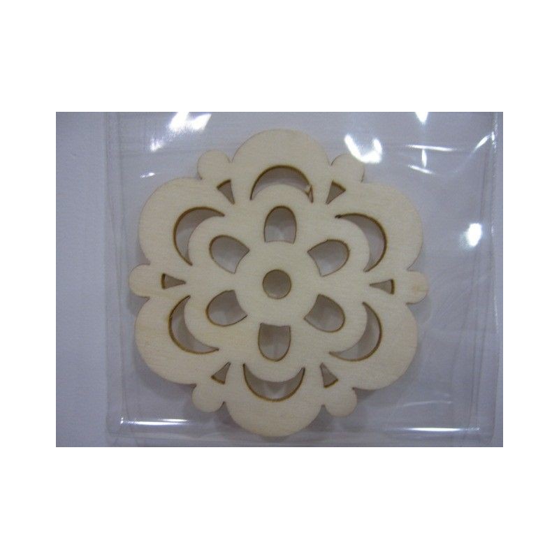Flor de madera. . Decoraciones, Flores
