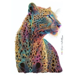 Color Transfer Guepardo. Ani Arts. 20x30cm. CTE012 | L'aura Bella