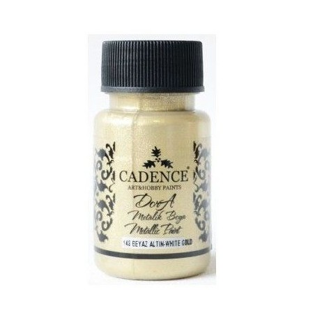 Oro Blanco. Pintura metalizada Dora. Cadence DO148 | L'aura Bella