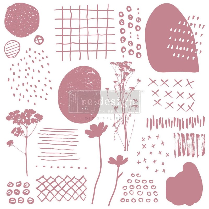 Abstract Scribbles. Sello DECOR STAMP REDESIGN 652609 | L'aura Bella