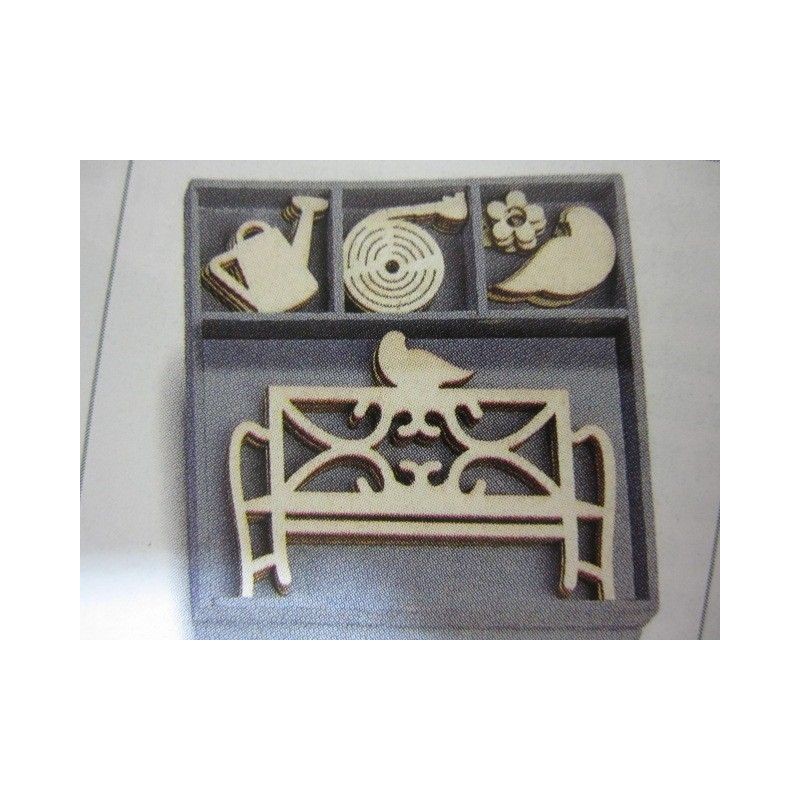 5 decoraciones madera. Banco y naturaleza. |L' aura Bella