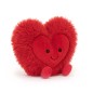Amuseables Beatie Heart Large, Corazón grande feliz. A3REDFH. Peluche Jellycat.