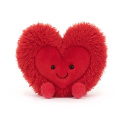 Amuseables Beatie Heart Large, corazón feliz. Jellycat | L'aura Bella
