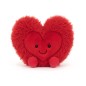 Amuseables Beatie Heart Large, Corazón grande feliz. A3REDFH. Peluche Jellycat.