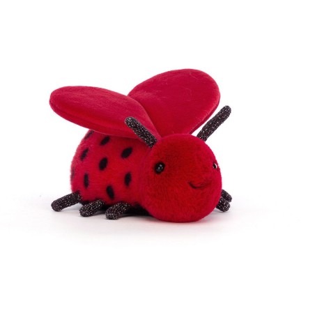Loulou Love Bug, Mariquita. L6LBUG. Peluche Jellycat.