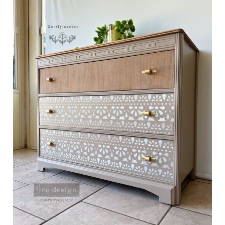 Stick & Style Stencil Roll. Classic Lace. CeCe para Redesign. 654320. Plantilla de Estarcido