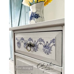 Azure Florals II. H2O TRANSFERS REDESIGN 663780 | L'aura Bella