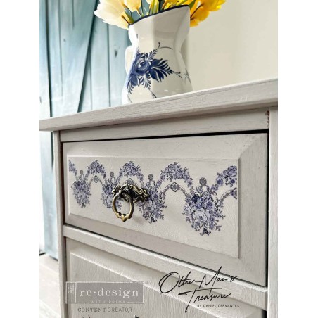 Azure Florals II. H2O TRANSFERS. Redesign with Prima. 663780