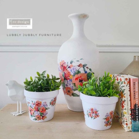 Brilliant Blooms. H2O TRANSFERS. Redesign with Prima. 663803