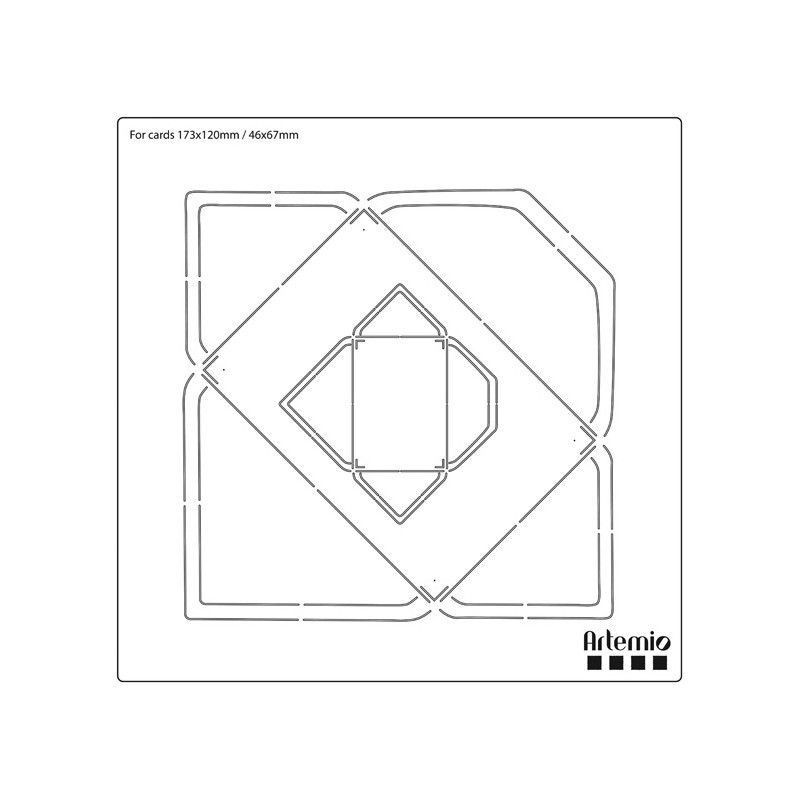 Plantilla para hacer sobres. Artemio. Scrapbooking, Indispensables, Maquinaria
