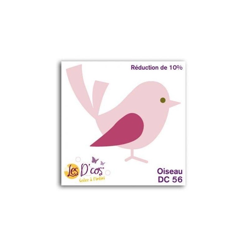 Troquel pájaro. D'cos. Toga. Scrapbooking, Indispensables, Die-cuts