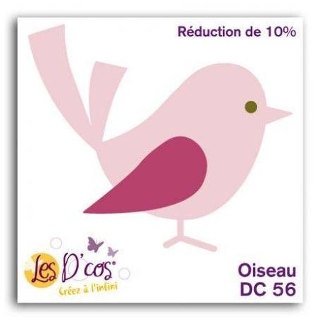 Troquel pájaro. D'cos. Toga. Scrapbooking, Indispensables, Die-cuts